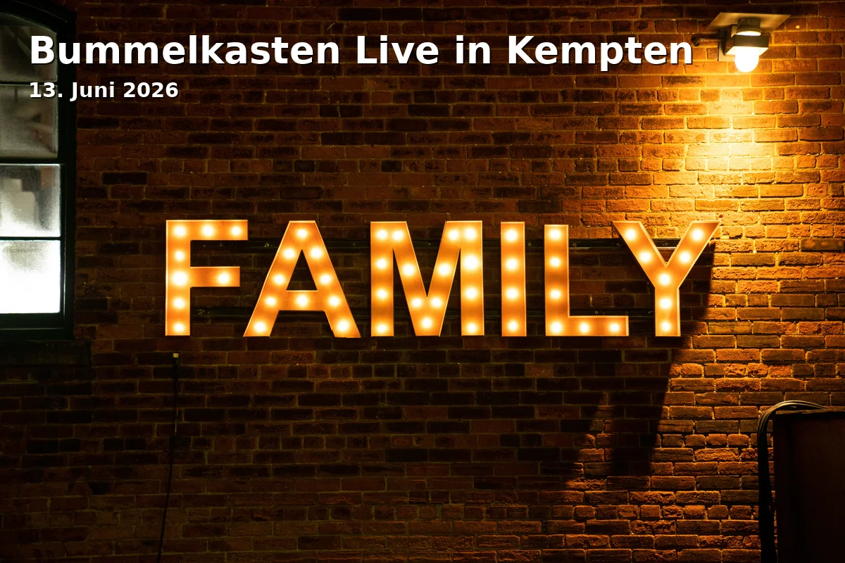 Event: Bummelkasten Live in Kempten
