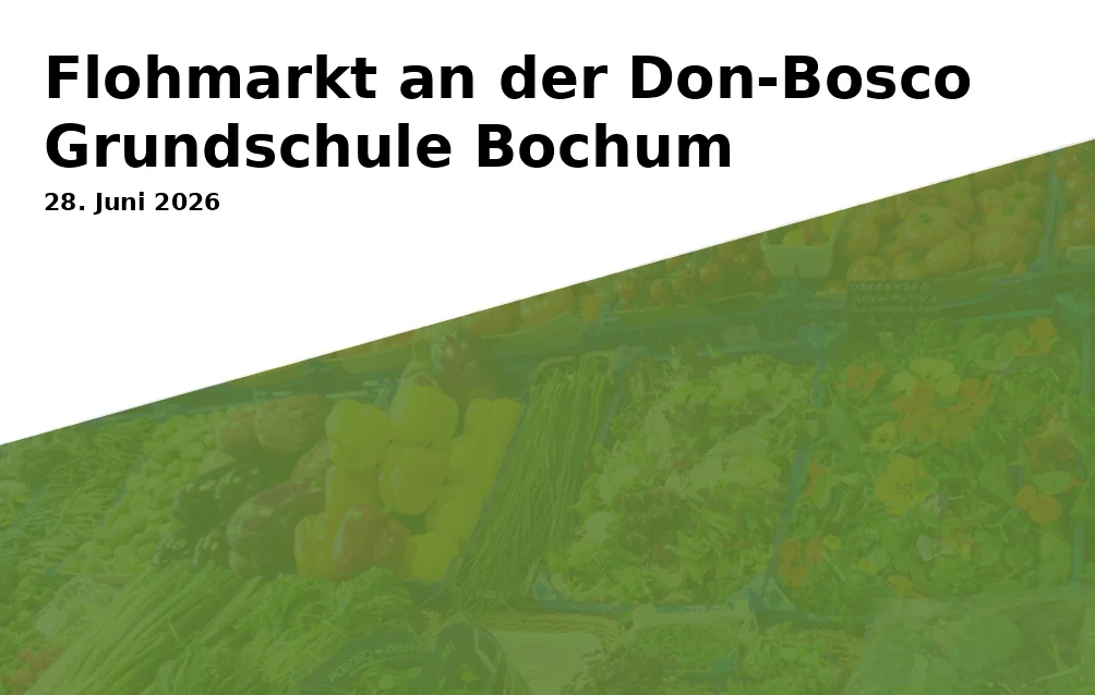 Event: Flohmarkt an der Don-Bosco Grundschule Bochum
