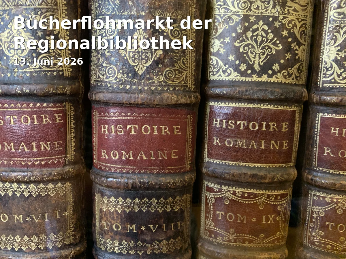Event: Book flea market of the regional library