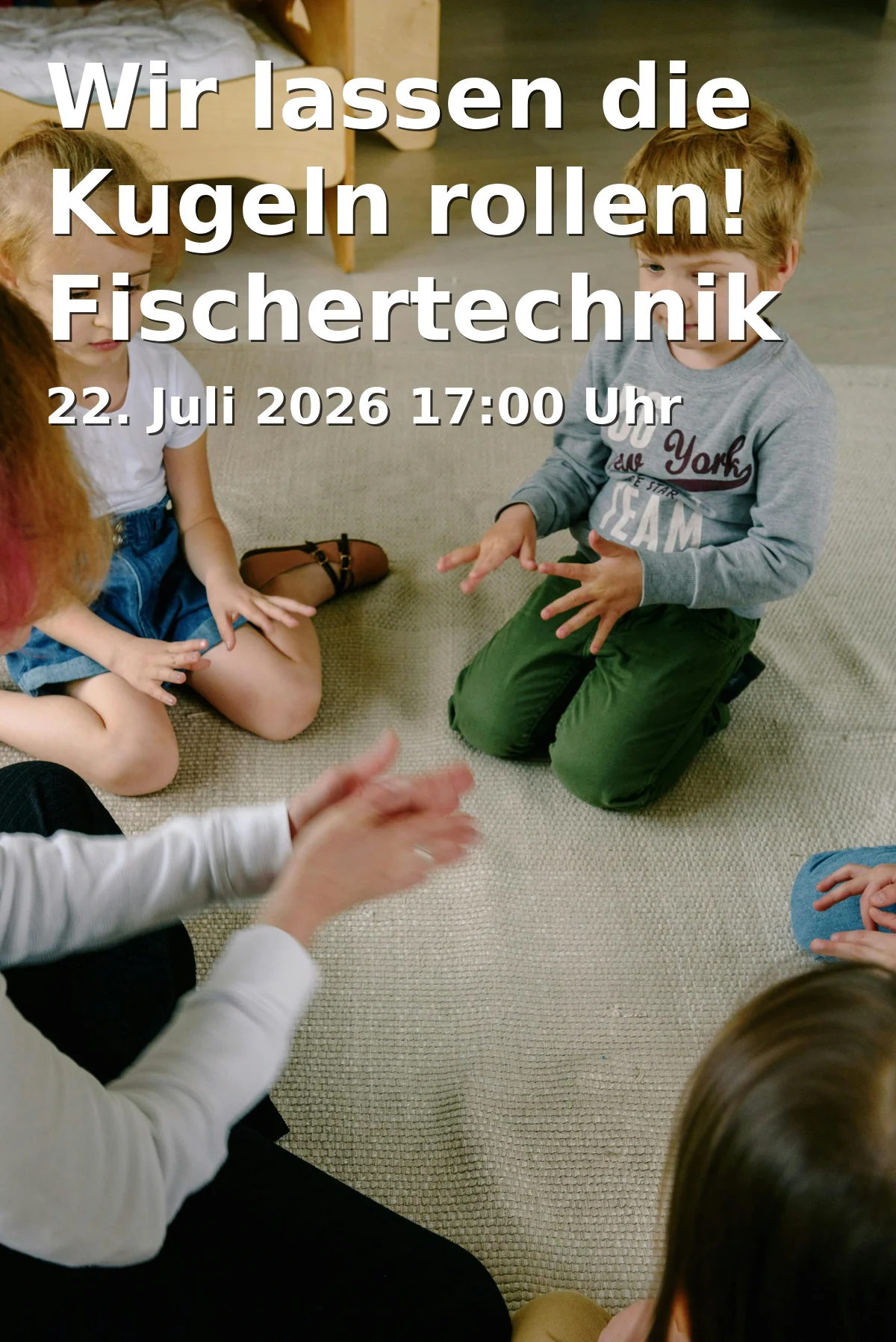 Event: Let's Roll the Balls! Fischertechnik for Building, Tinkering, and Wondering