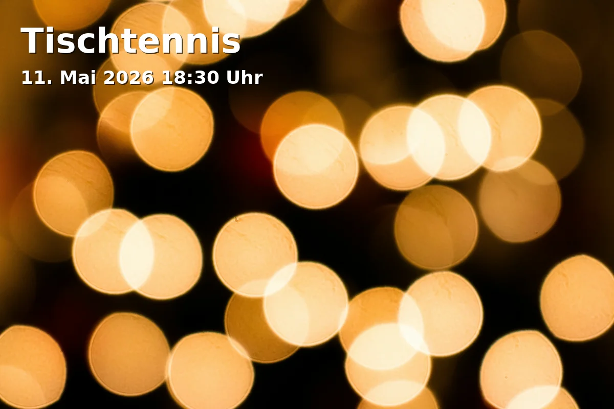 Event: Table Tennis