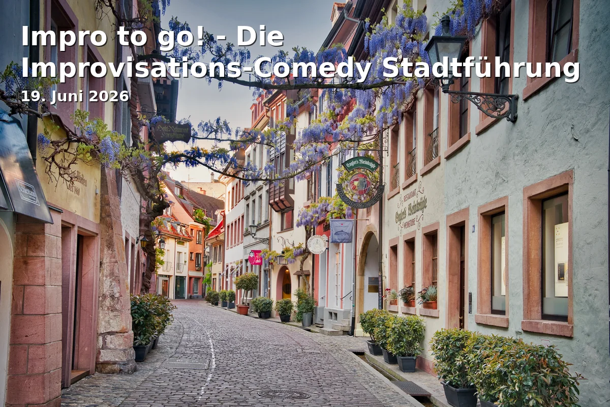 Event: Impro to go! - Die Improvisations-Comedy Stadtführung