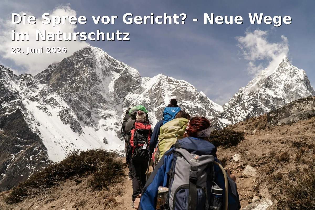 Event: The Spree in Court? - New Paths in Nature Conservation