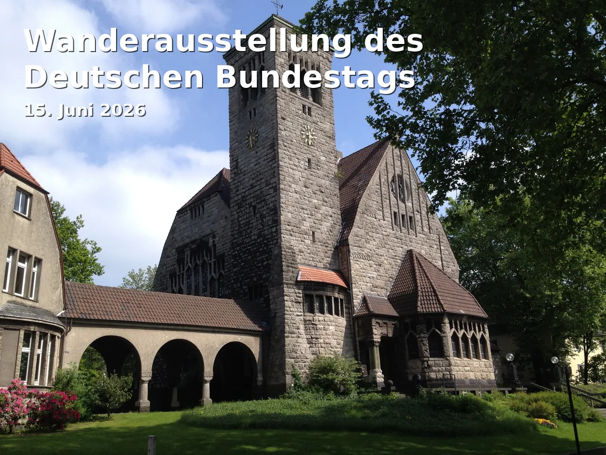 Event: Wanderausstellung des Deutschen Bundestags in vhs Bochum, Im Forum des BVZ, Bochum on 15. Juni 2026