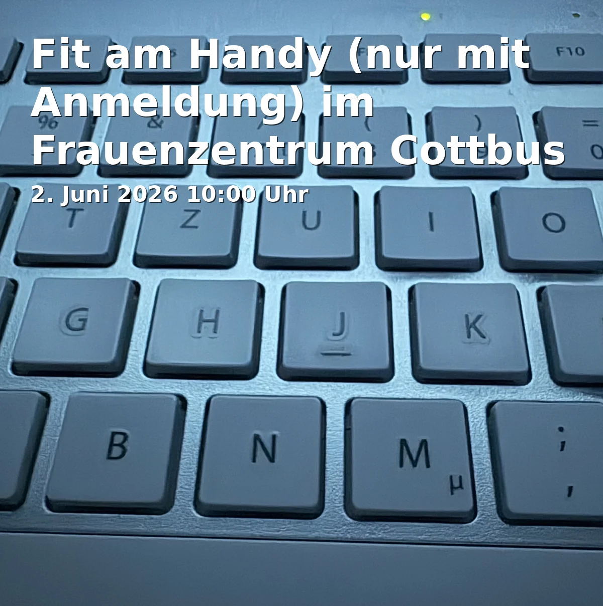Event: Fit on the Phone (registration required) at the Women's Center Cottbus