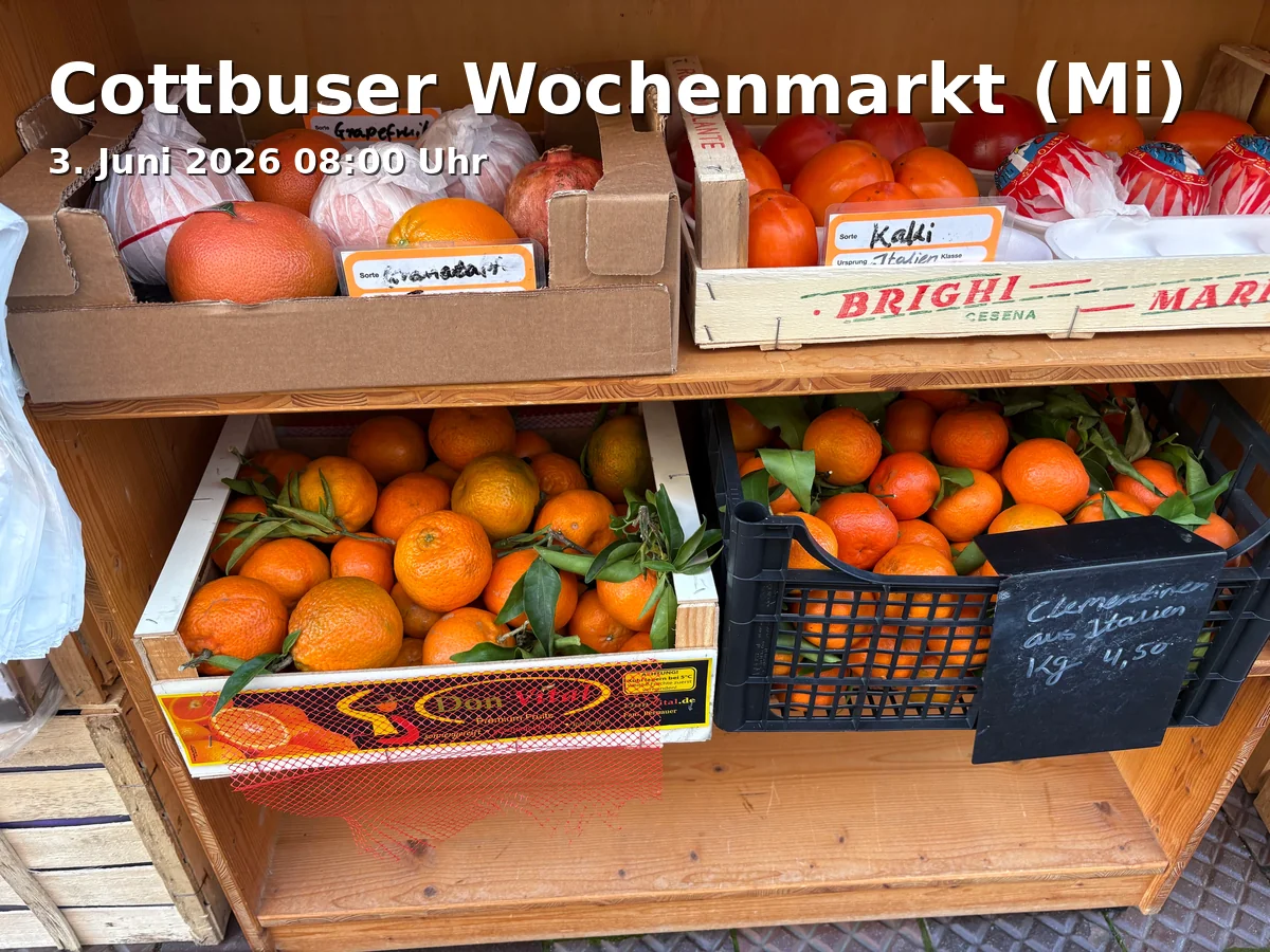 Event: Cottbus Weekly Market (Wed)