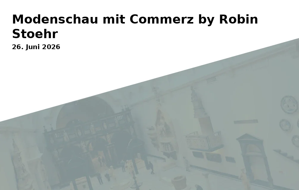 Event: Modenschau mit Commerz by Robin Stoehr