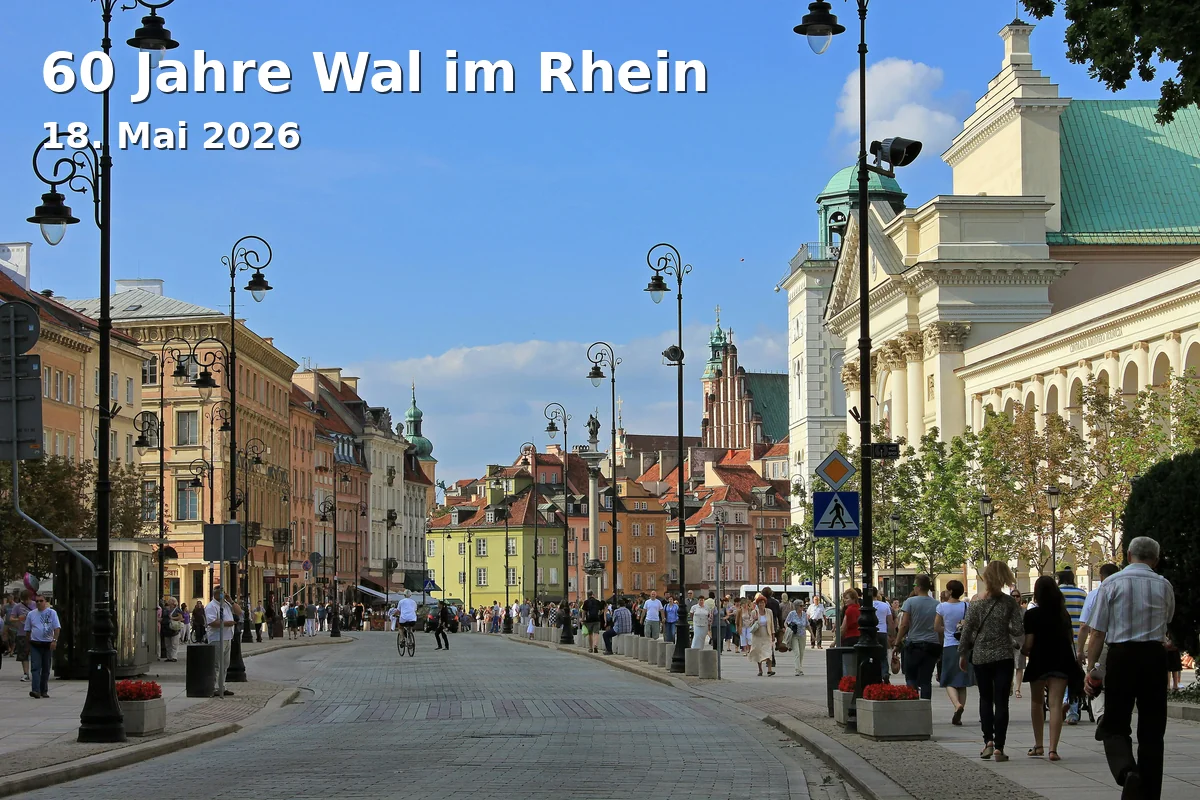 Event: 60 Jahre Wal im Rhein