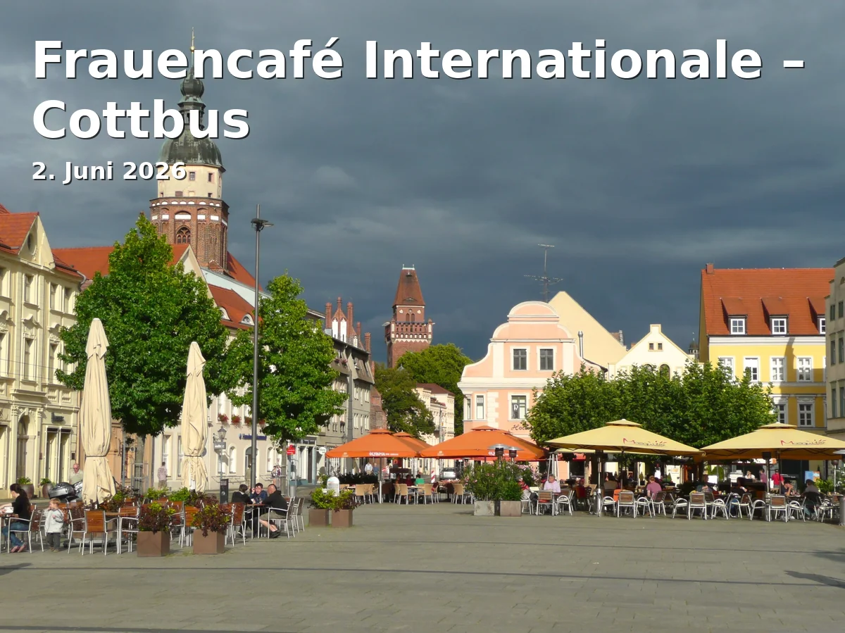 Event: Women's Café International – Cottbus