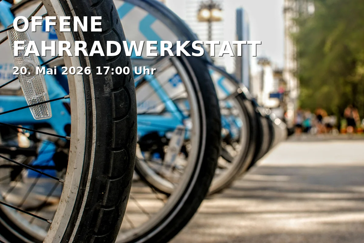 Event: OPEN BICYCLE WORKSHOP in Kreuzstraße 16, 53225 Bonn on 20. May 2026