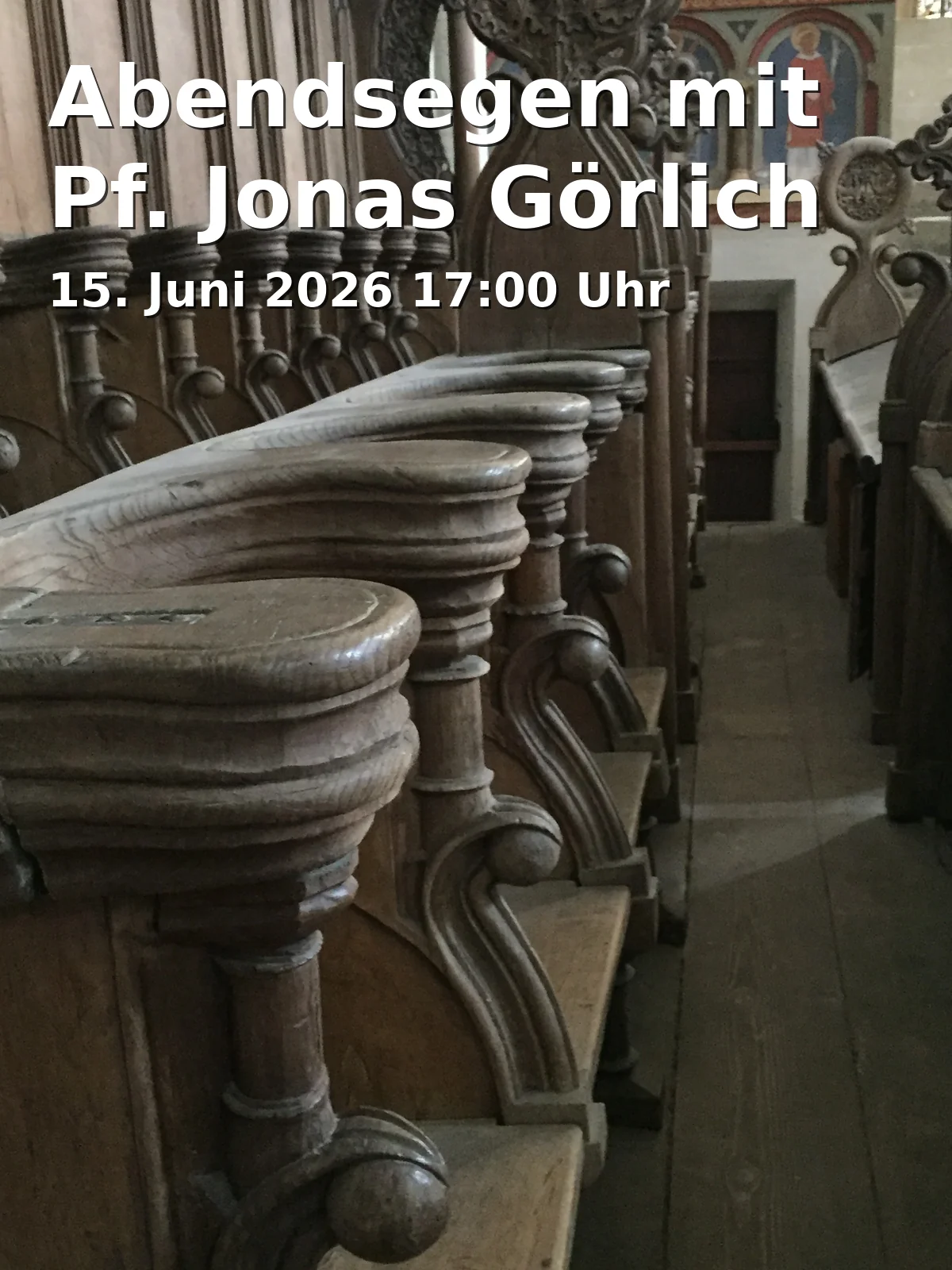 Event: Evening Blessing with Pastor Jonas Görlich