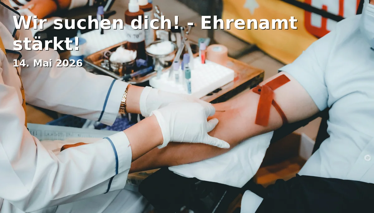 Event: Wir suchen dich! - Ehrenamt stärkt!