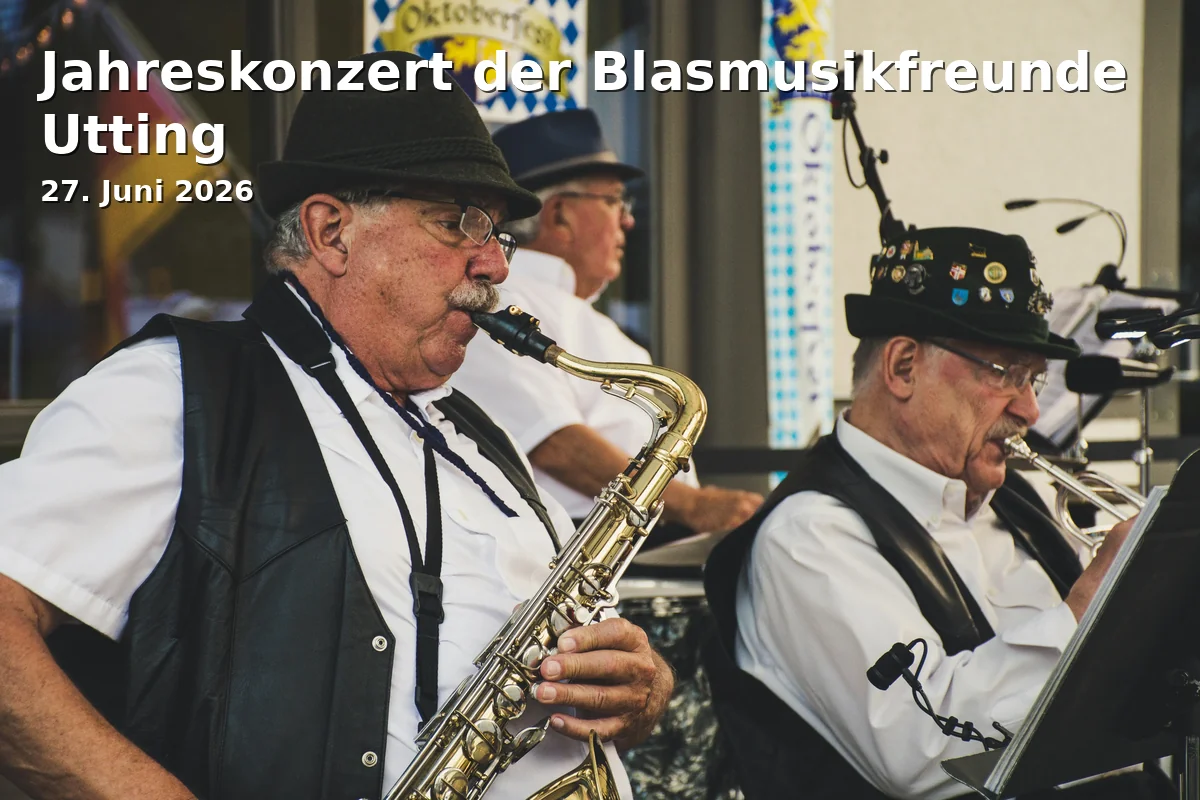 Event: Jahreskonzert der Blasmusikfreunde Utting