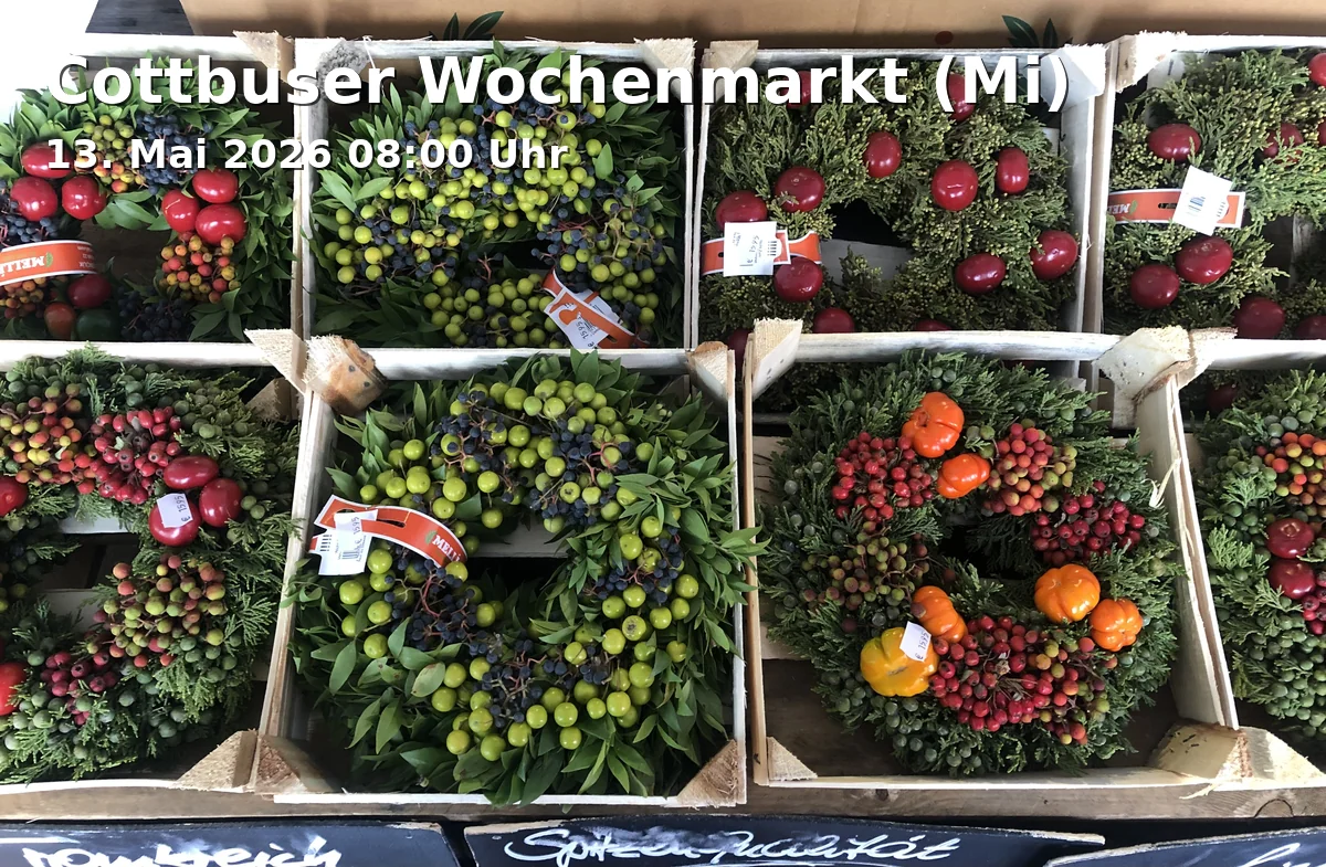 Event: Cottbus Weekly Market (Wed)