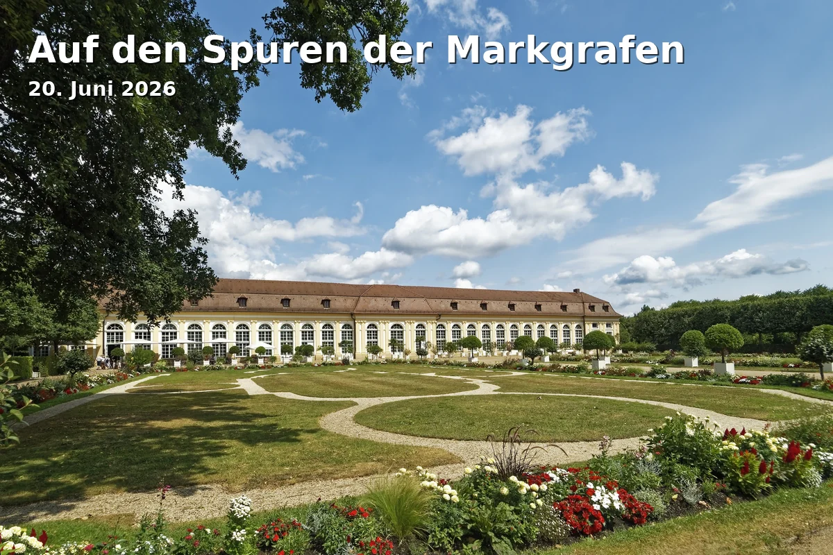 Event: Auf den Spuren der Markgrafen in Residenzschloss Ansbach, Schlossplatz 1, 91522 Ansbach on 20. Juni 2026