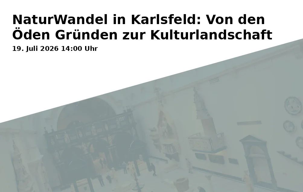 Event: NatureChange in Karlsfeld: From Barren Grounds to Cultural Landscape
