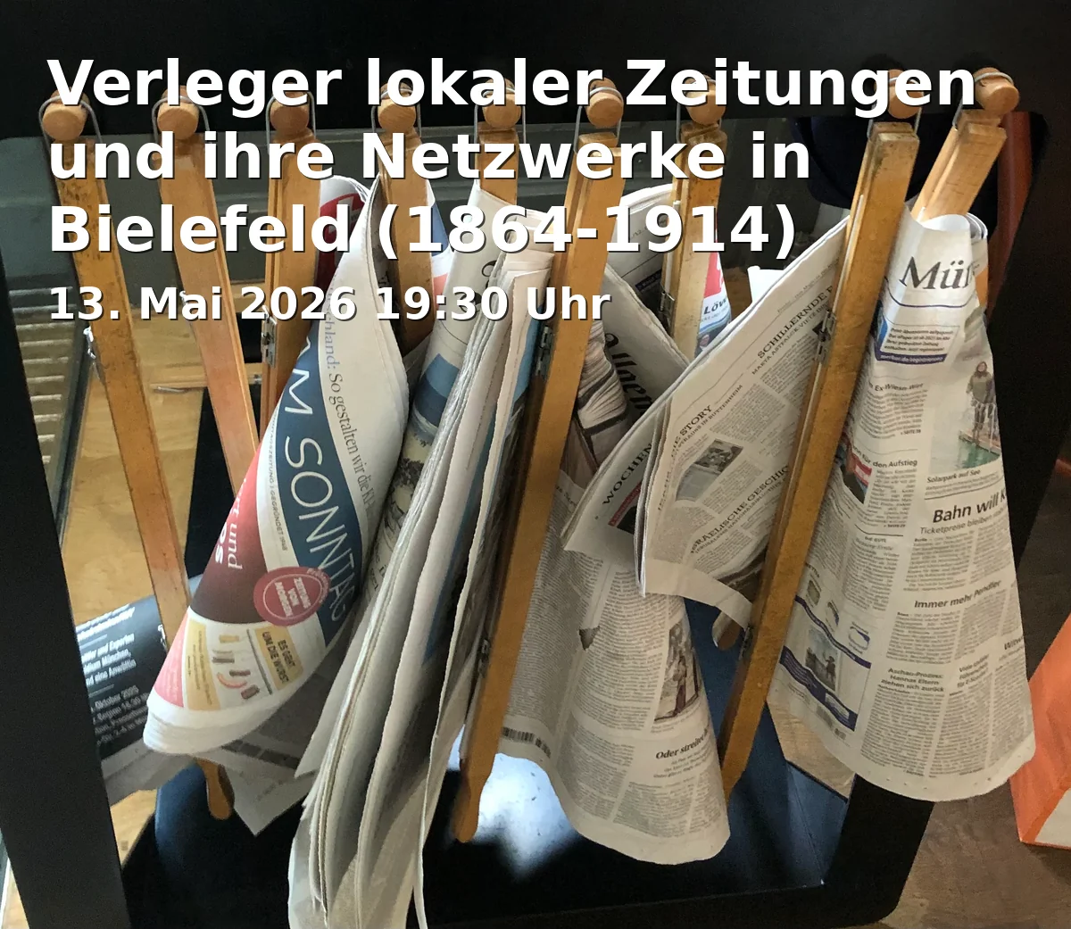 Event: Publishers of local newspapers and their networks in Bielefeld (1864-1914)