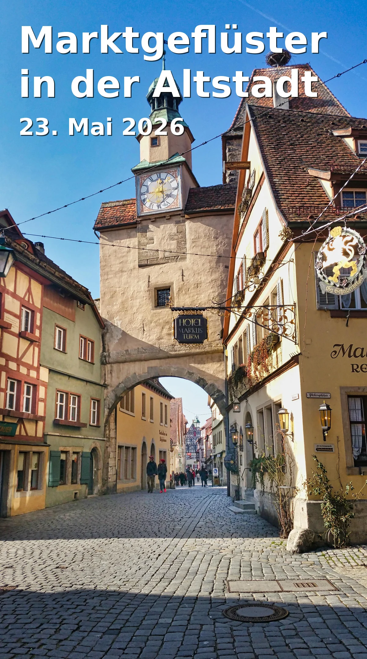 Marktgeflüster in der Altstadt