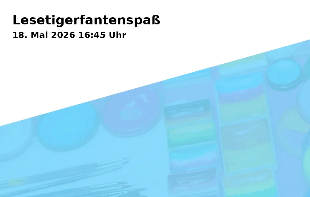 Event: Lesetigerfantenspaß