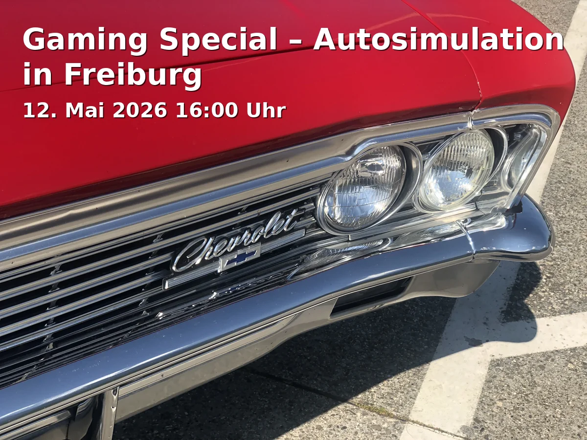 Event: Gaming Special – Car Simulation in Freiburg in Stadtteilbibliothek Haslach, Staudingerstr. 10, 79115 Freiburg on 12. May 2026