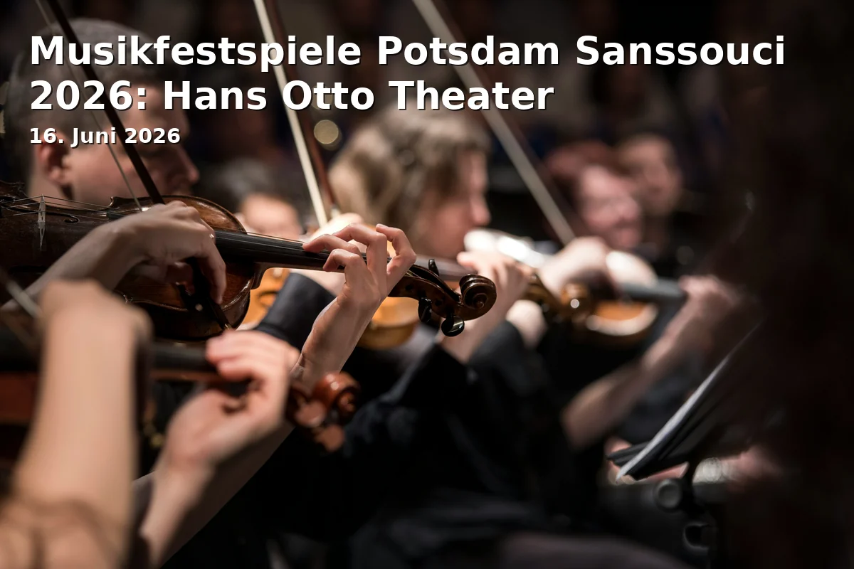 Event: Music Festival Potsdam Sanssouci 2026: Hans Otto Theater
