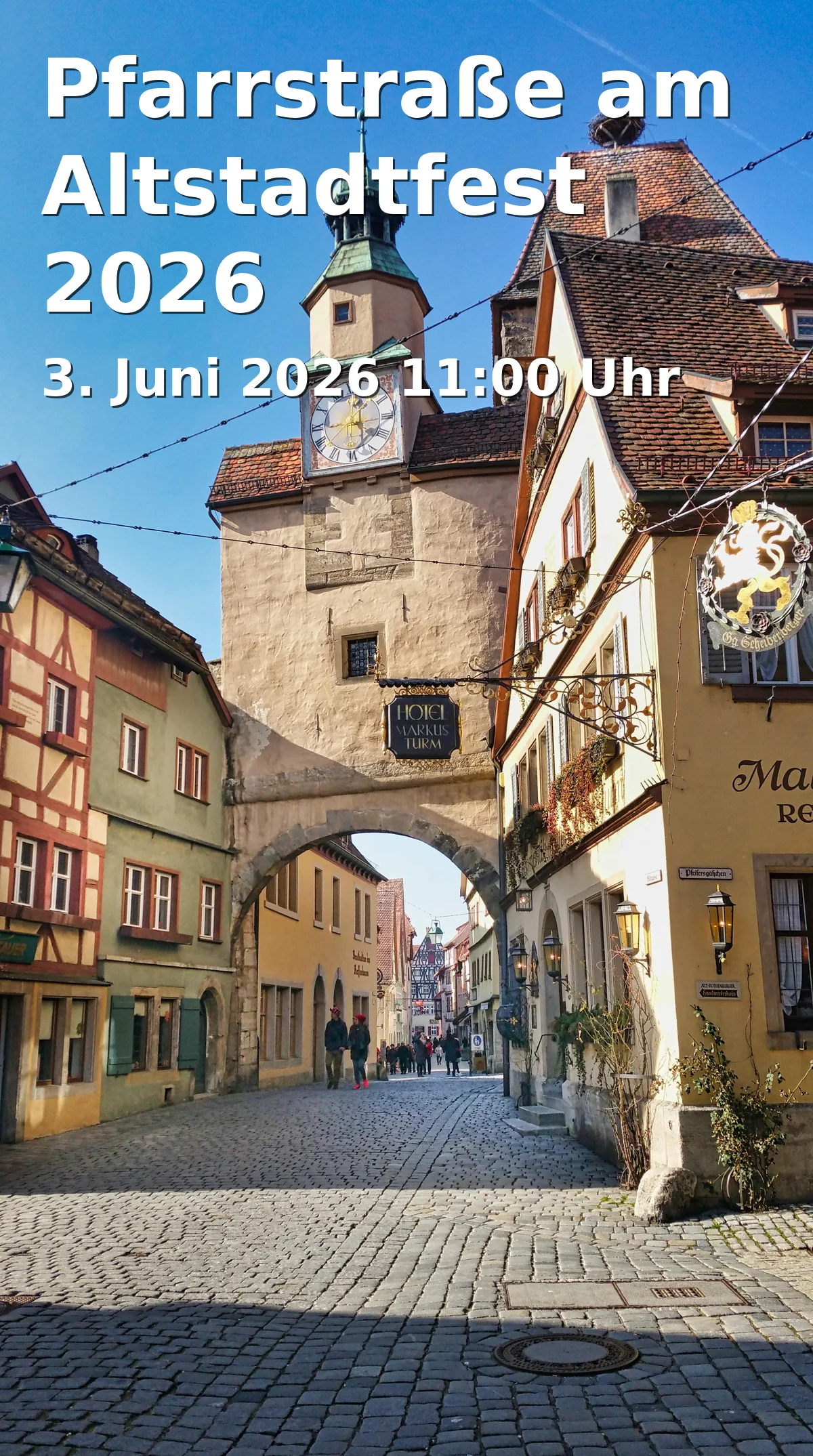 Event: Pfarrstraße am Altstadtfest 2026