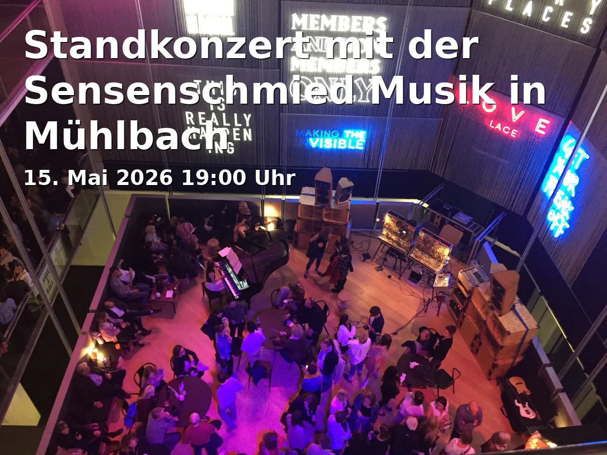 Event: Standkonzert mit der Sensenschmied Musik in Mühlbach