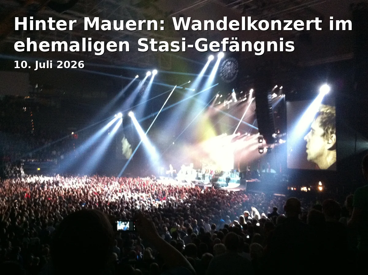 Event: Hinter Mauern: Wandelkonzert im ehemaligen Stasi-Gefängnis in Ehemaliges Stasi-Gefängnis, Schwerin on 10. Juli 2026