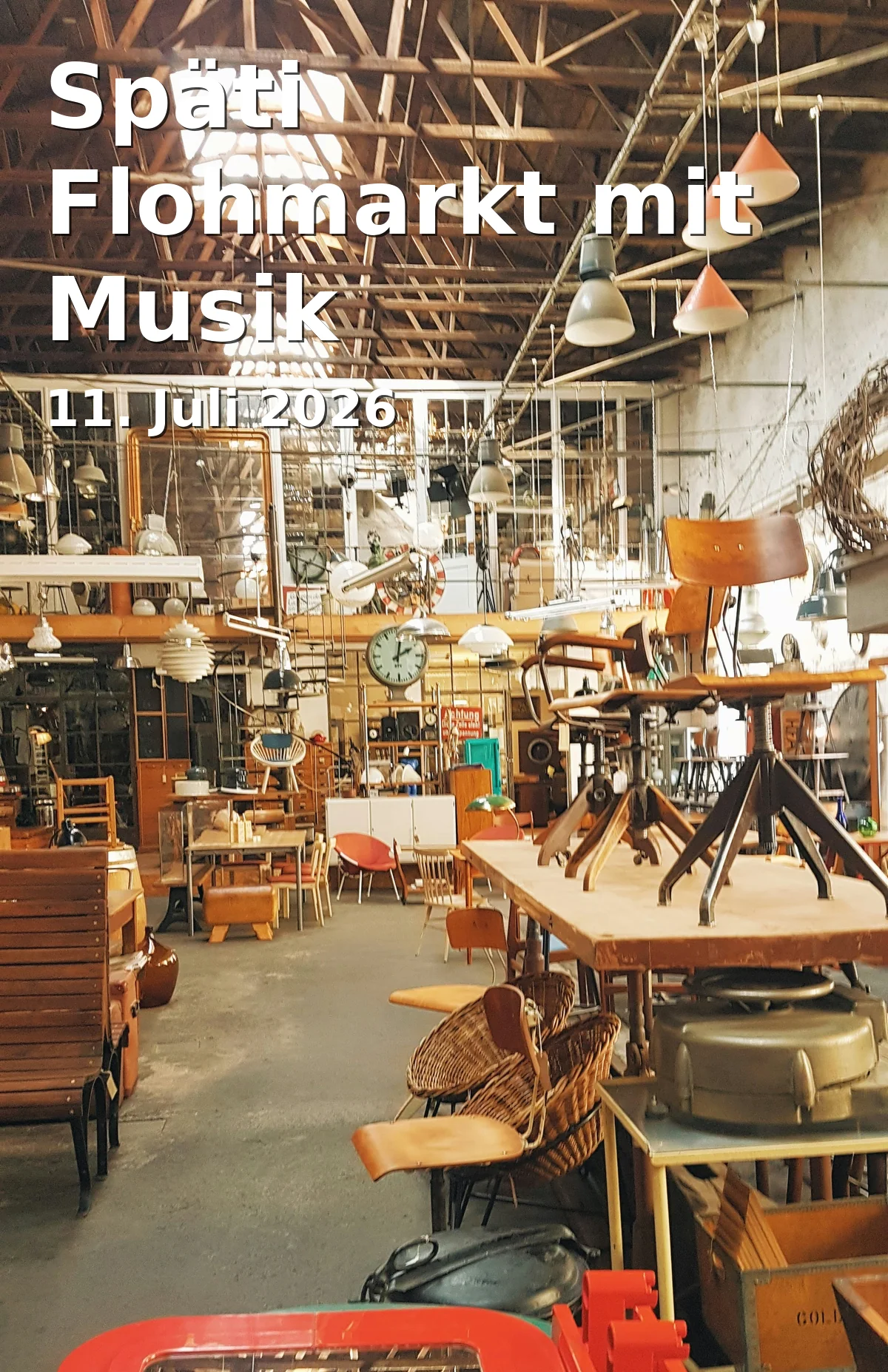 Event: Späti Flea Market with Music in Schweriner Fernsehturm, Fernsehturm 1, 19055 Schwerin on 11. July 2026