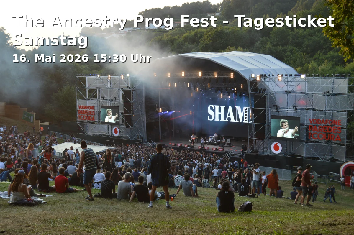 Event: The Ancestry Prog Fest - Tagesticket Samstag in Alte Kongresshalle, Am Bavariapark 14, 80339 München on 16. Mai 2026
