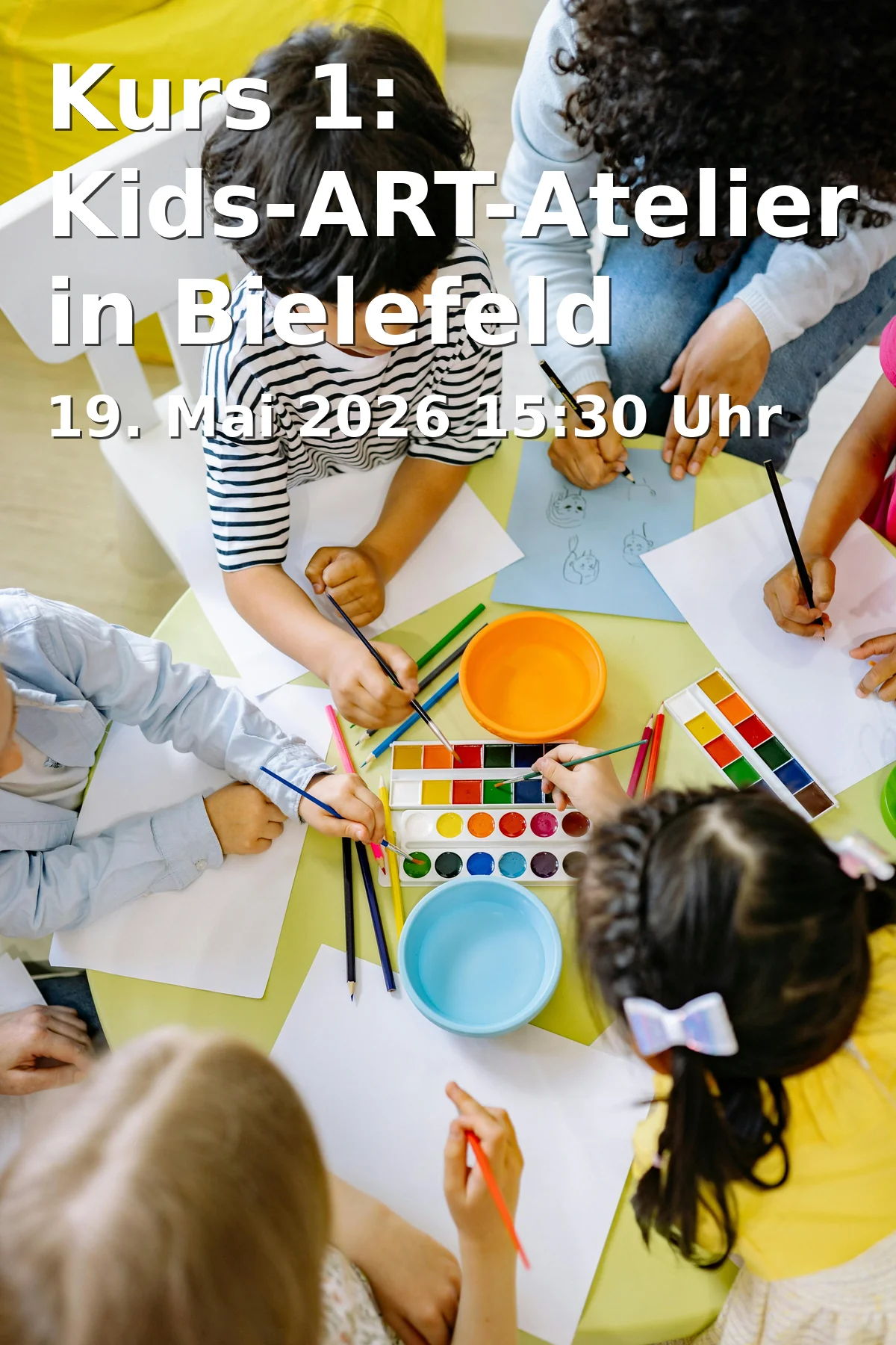 Event: Course 1: Kids-ART-Atelier in Bielefeld in Kunsthalle Bielefeld, Artur-Ladebeck-Straße 5, 33602 Bielefeld on 19. May 2026