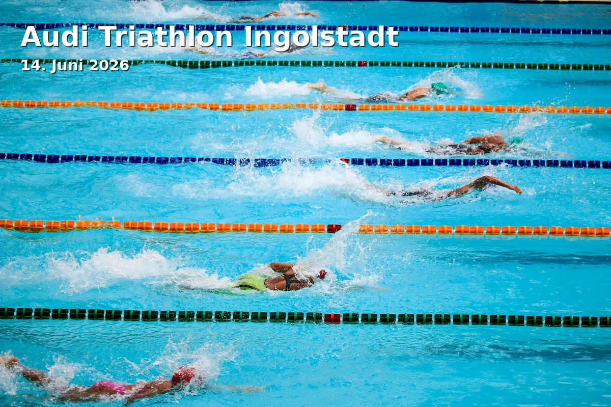Event: Audi Triathlon Ingolstadt in Baggersee und Klenzepark, Ingolstadt on 14. Juni 2026