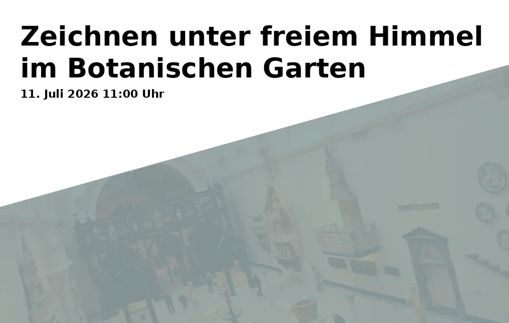 Event: Drawing in the Open Air at the Botanical Garden in Botanischer Garten der Ruhr-Universität, Universitätsstraße 150, 44801 Bochum on 11. July 2026