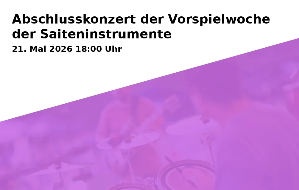 Final Concert of the String Instruments' Prelude Week