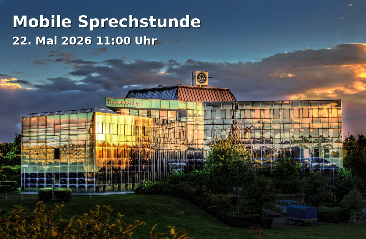 Event: Mobile Consultation in St. Urbanus Domplatte, St.-Urbanus-Kirchplatz 1, Gelsenkirchen on 22. May 2026