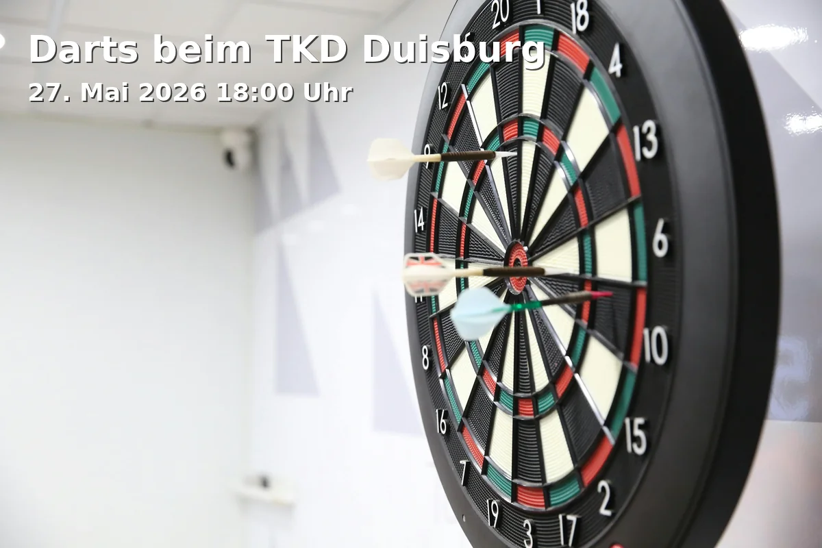 Event: Darts beim TKD Duisburg in Vereinsheim TKD Duisburg "Felix-Leysing-Haus", Esmarchstraße 41, 47058 Duisburg on 27. Mai 2026
