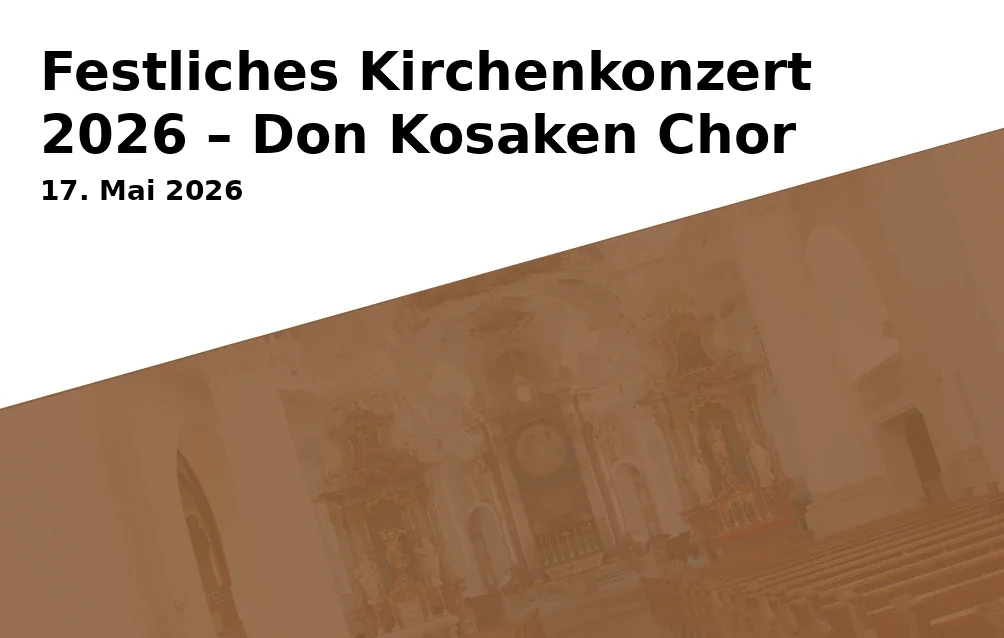 Festliches Kirchenkonzert 2026 – Don Kosaken Chor