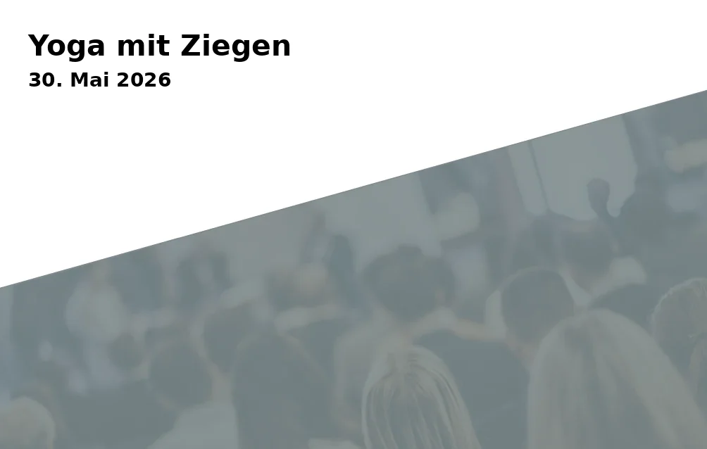 Event: Yoga mit Ziegen