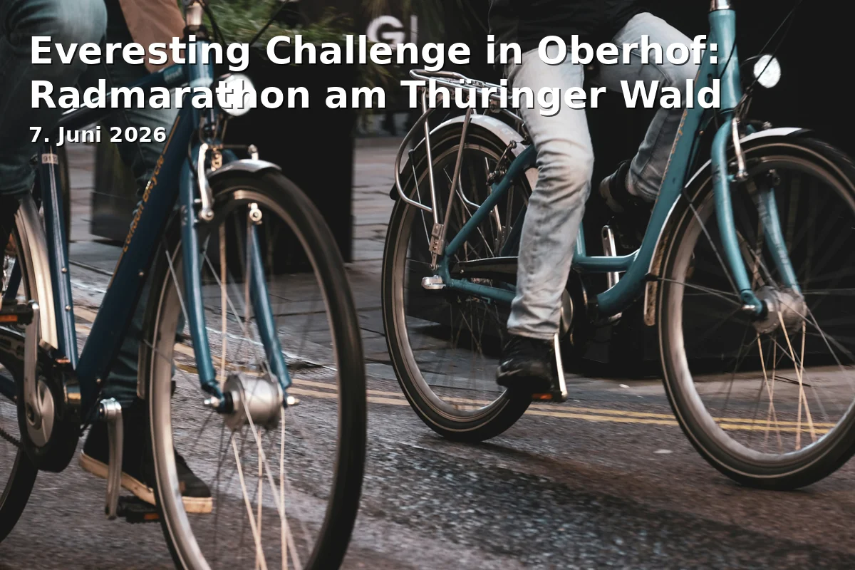 Everesting Challenge in Oberhof: Radmarathon am Thüringer Wald