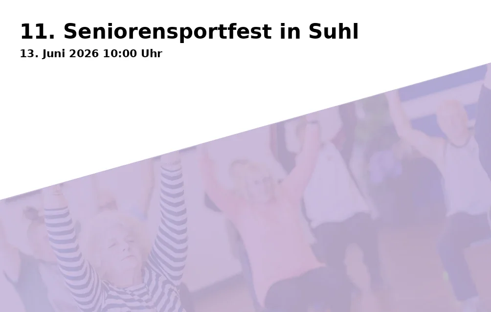 11. Seniorensportfest in Suhl