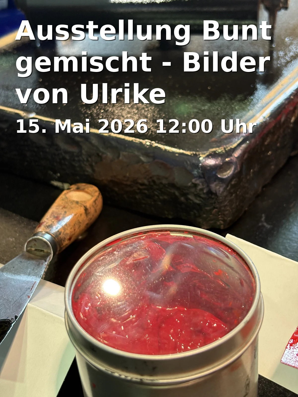 Event: Ausstellung Bunt gemischt - Bilder von Ulrike Schmieder und Mandalas von Regina Clemm in AKUSO Regensburg, Haidplatz 3 on 15. Mai 2026