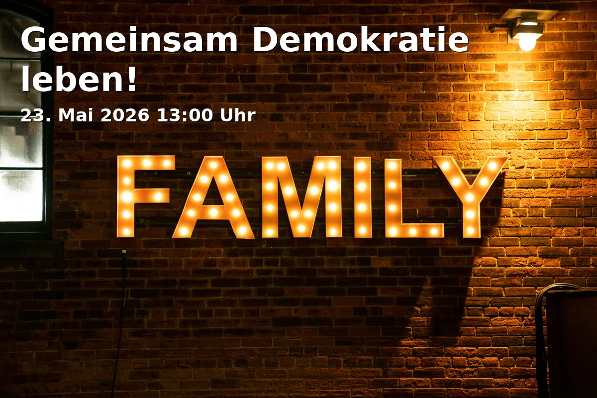 Gemeinsam Demokratie leben!