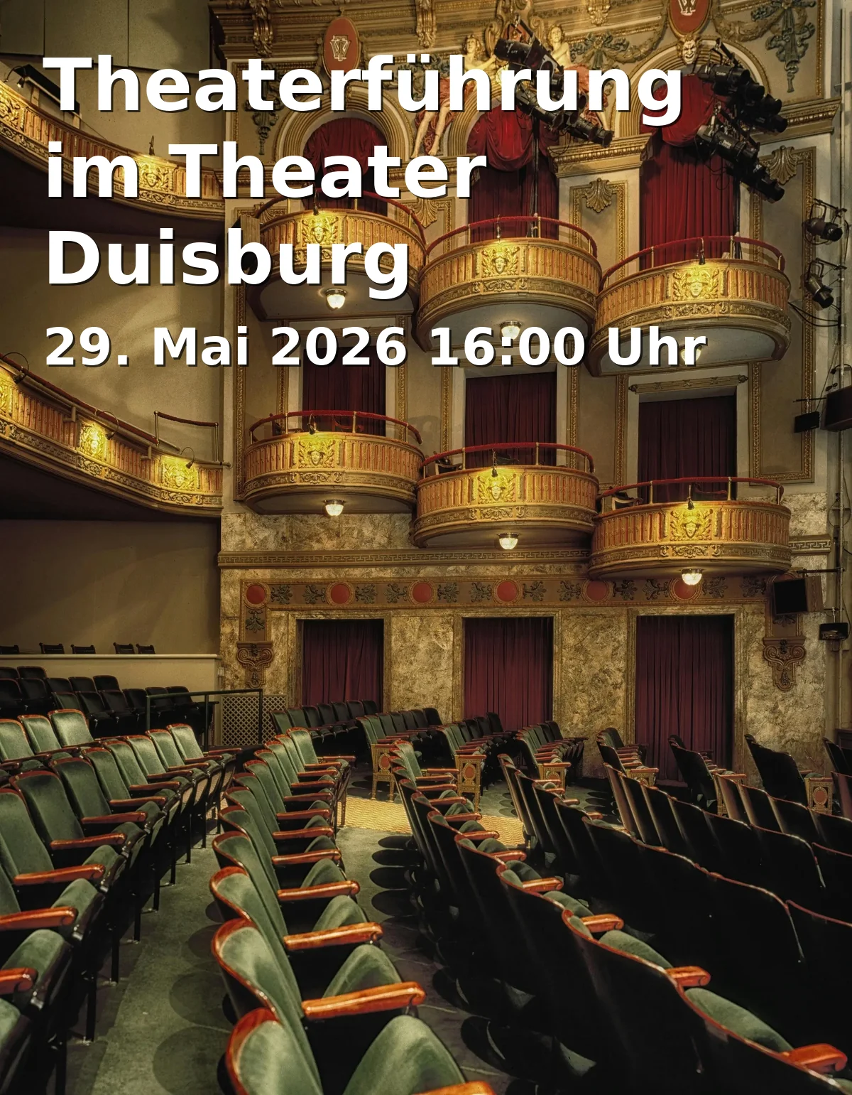 Event: Theater Tour at Theater Duisburg in Theater Duisburg – Großes Haus, Opernplatz on 29. May 2026