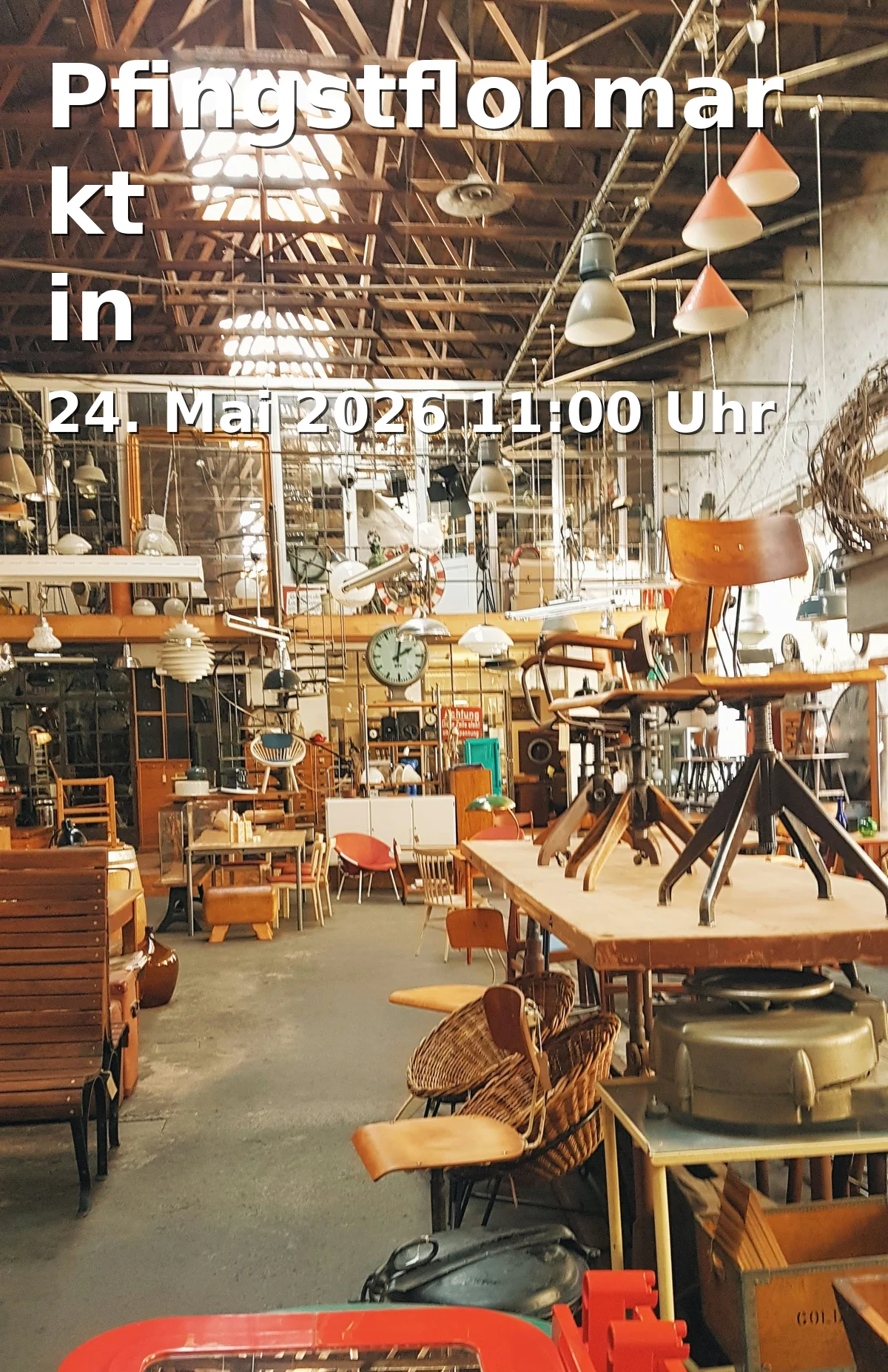 Event: Pfingstflohmarkt in Bielefeld-Schildesche in REWE Center Quermann, Babenhauser Straße 20, 33613 Bielefeld, Bielefeld-Schildesche on 24. Mai 2026