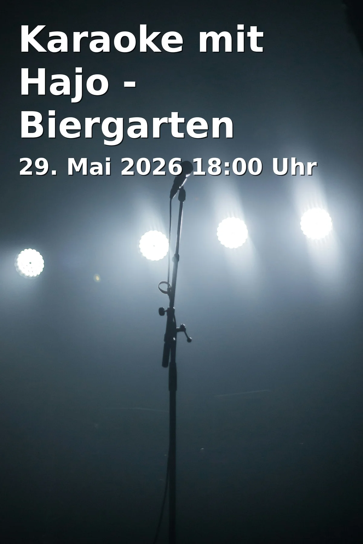 Event: Karaoke with Hajo - Biergarten Mühlenweide Vol. 2/2026 in Biergarten Mühlenweide, Dammstraße 1D auf der Mühlenweide, 47119 Duisburg on 29. May 2026