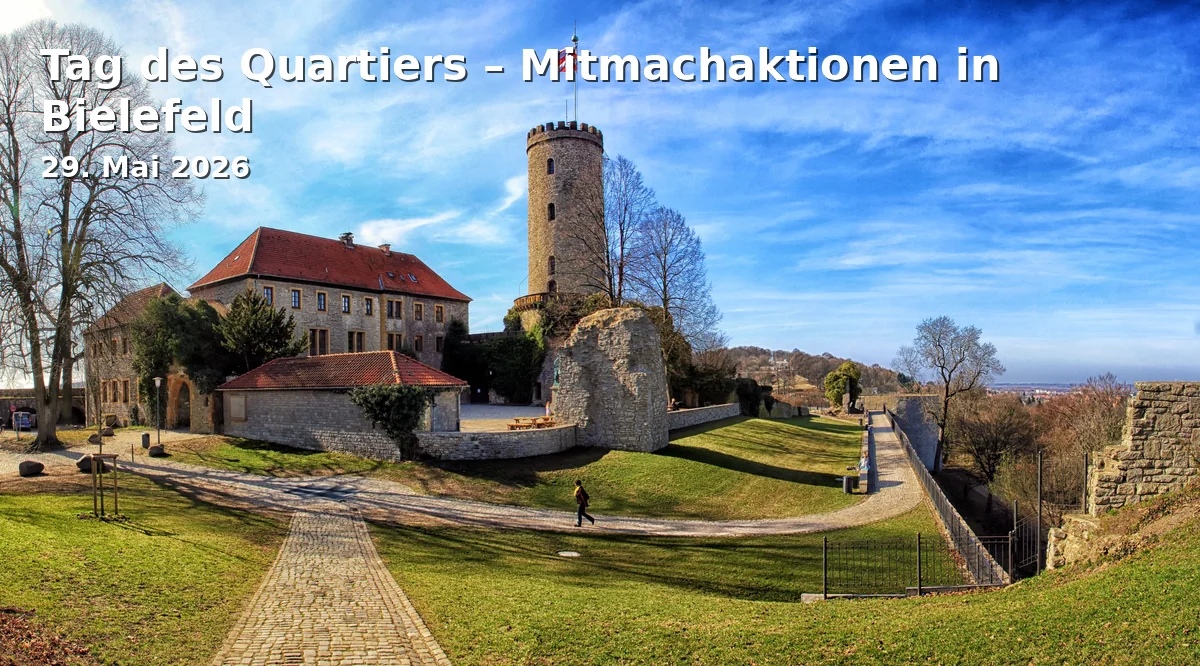 Event: Tag des Quartiers – Mitmachaktionen in Bielefeld in An verschiedenen Orten in Bielefeld on 29. Mai 2026