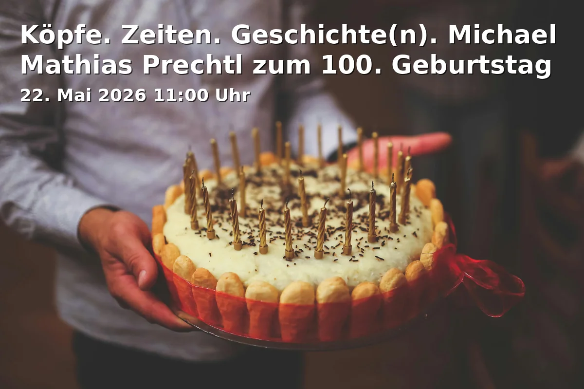 Heads. Times. Story(ies). Michael Mathias Prechtl on his 100th Birthday