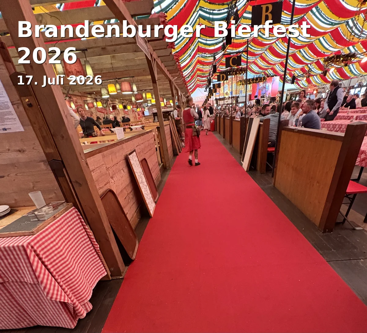 Event: Brandenburger Bierfest 2026 in Luisenplatz, Potsdam on 17. Juli 2026