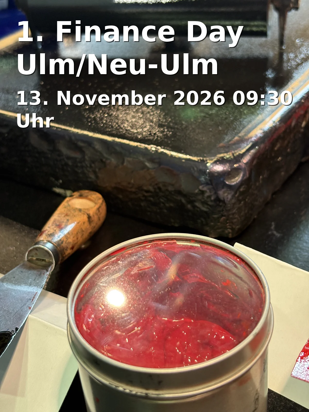 Event: 1. Finance Day Ulm/Neu-Ulm in Edwin-Scharff-Haus, Silcherstraße 40, 89231 Neu-Ulm on 13. November 2026