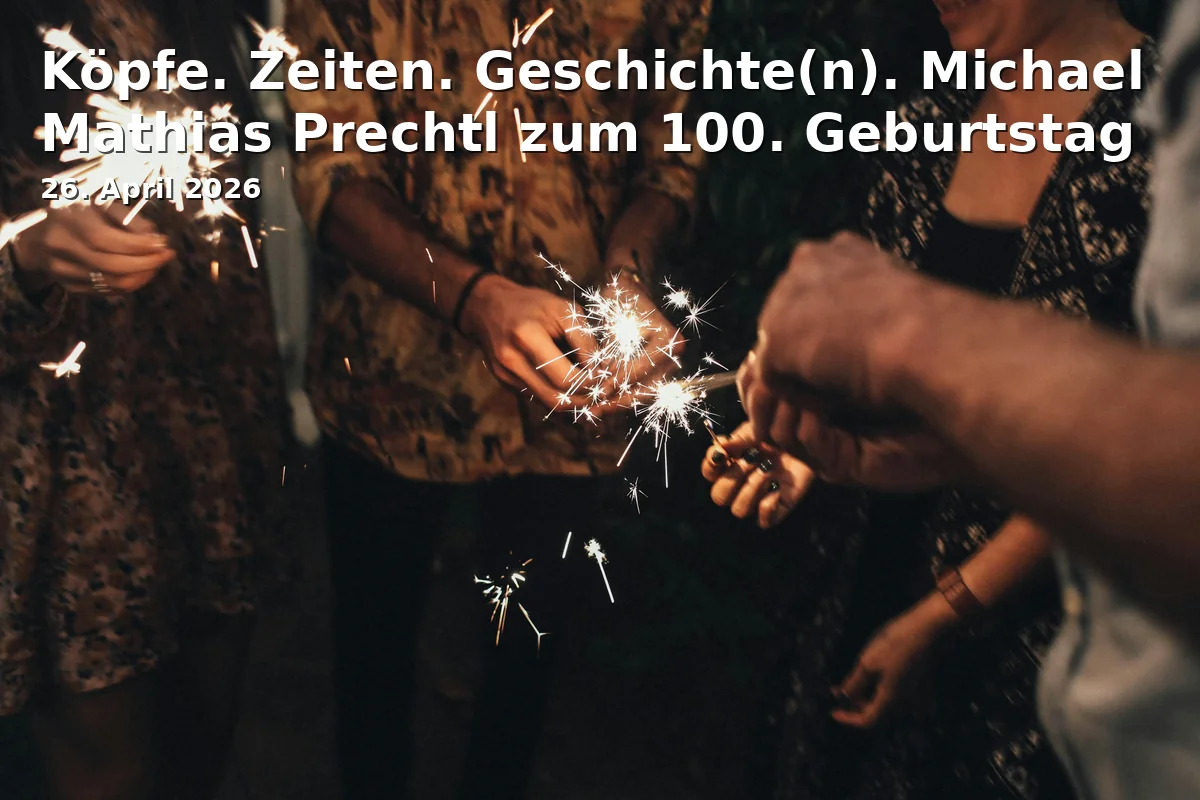 Event: Heads. Times. History(ies). Michael Mathias Prechtl on the 100th Birthday in Stadtmuseum Amberg, Zeughausstraße 18, 92224 Amberg on 26. April 2026